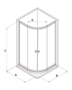 cabine_douche_semi_circulaire_porte_coulissant_detail