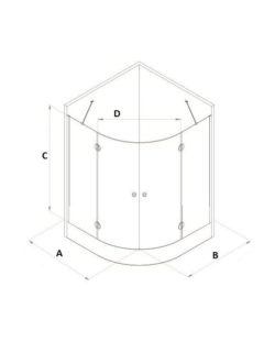 cabine_douche_semi_circulaire_porte_pivotant_detail