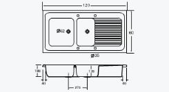 evier_ceramique_12060_cm_detail